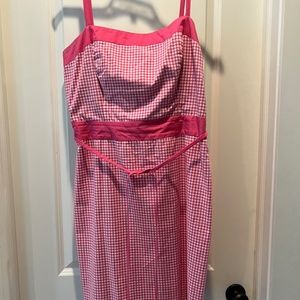 Ann Taylor Loft gingham sundress